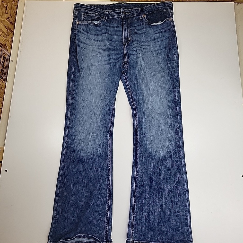 Levi Strauss Signature Jeans Bootcut‎ Size 37 Blue Denim High Rise Medium Wash